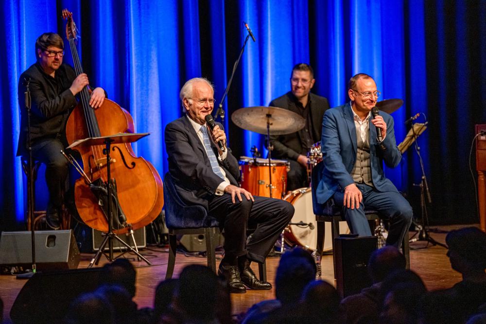 Harald Schmidt, Volker Heißmann und das Thilo Wolf Jazz Quartett