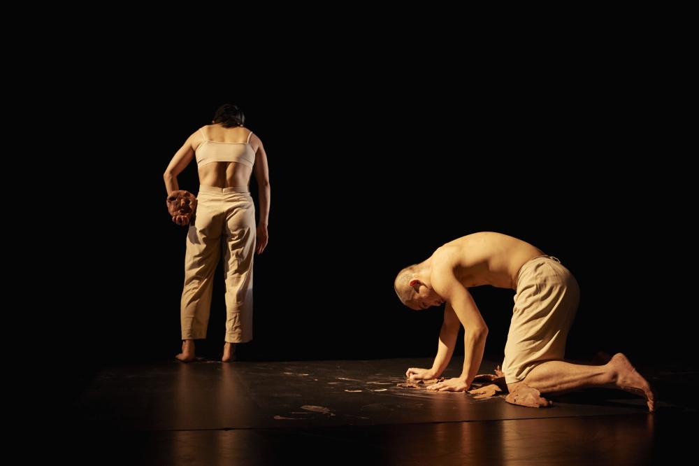 A STEP BACKWARDS | Momoe Kawamura &amp; Chih-Yuan Yang  A STEP BACKWARDS | Momoe Kawamura & Chih-Yuan Yang  © Tom Neumeier Leather